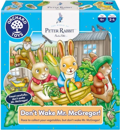 Επιτραπέζιο Παιχνίδι Peter Rabbit Don’t Wake Mr. McGregor! για 2-4 Παίκτες 4+ Ετών (EN) Orchard