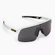Oakley Cycling Glasses Sutro Lite with White Frame and Dark Polarized Photochromic Lenses