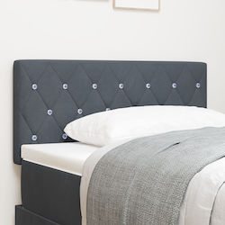 vidaXL Hölzernes Kopfstütze für Bett Dunkelgrau...