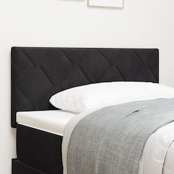 vidaXL Hölzernes Kopfstütze für Bett Schwarz 90...