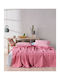 Kentia Loft Illusion Pique Blanket King Size 260x250cm Coral