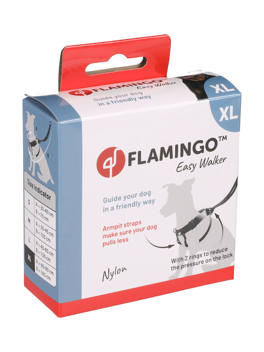 Flamingo Harness Easy Walker Black Xl 60-90cm 165cm