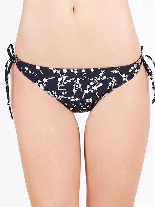 Black Floral Bikini Bottoms