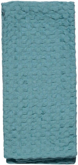 Kentia Waffle Lavare Towel from 100% Cotton in Green Color 40x60cm