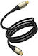 Voltme Braided USB 4 Video Cable USB-C Male - USB-C 240W PD Black 1.2m C2198