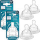 Philips Babyflaschensauger Normaler Fluss für 0+ Monate 2cm
