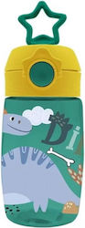 Must Team Plastic Kids Water Bottle Dinosaurs w...
