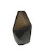Schwarze Glasvase 15x22cm