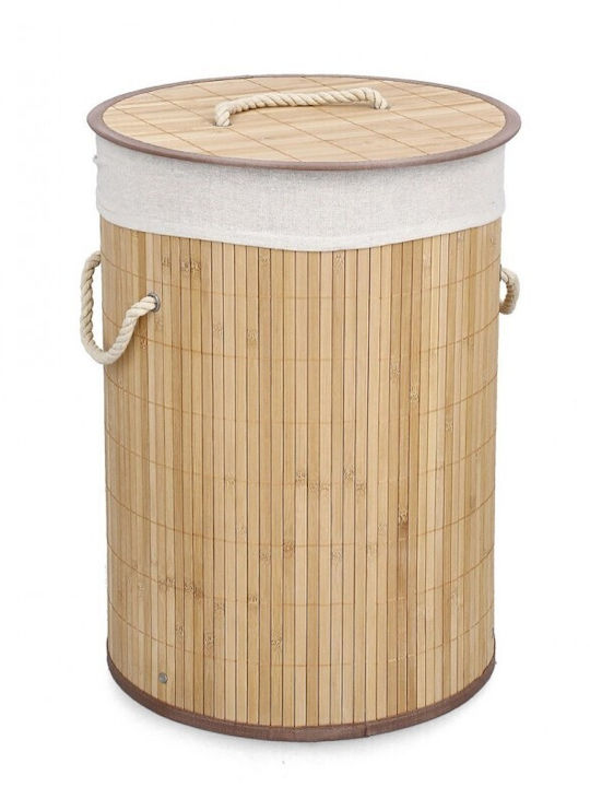Bizzotto Καλάθι Απλύτων Bamboo 35x35x50cm Μπεζ