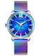 Welder Neon Moody Damen Uhr Chronograph mit Metallarmband