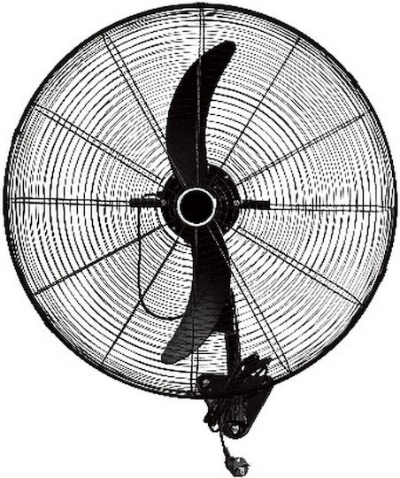 Spot Light 3283 Industrieller Ventilator Wandmontiert 180W mit einem Durchmesser von 65cm mit Fernbedienung