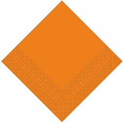 Luxusserviette Orange 1-lagig 20x20cm 20g/m² 720 Stück Finezza 02-at-30 00015166 Luxusserviette Orange 1-lagig 20x20cm 20g/m² 720 Stück Finezza 02-at-30 00015166