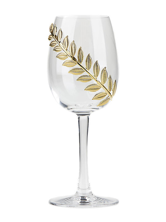 Nuova Vita Wine Glasses for Wedding made of Glass Gold 1pcs