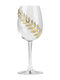 Nuova Vita Wine Glasses for Wedding made of Glass Gold 1pcs