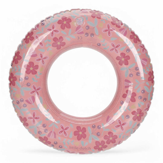 Little Dutch Kids' Swim Ring Pink Flowers