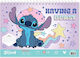 Спирален блок за рисуване стикери и шаблони A4 Having A Blast 40 листа Disney