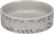 Flamingo Feeding Drinking Bowl Guinea Pig Leafs Round Grey 12x3,5cm