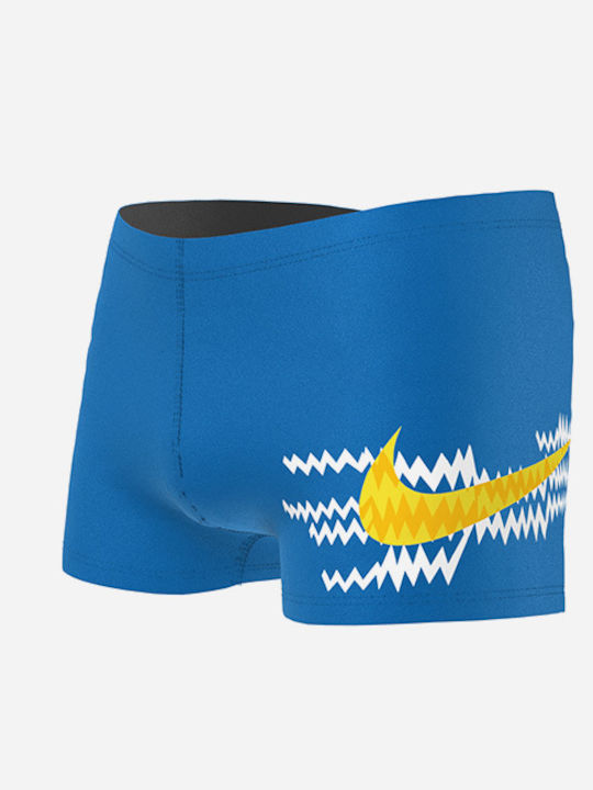 Nike Swoosh Kinder Badeanzug Badeshorts Blue