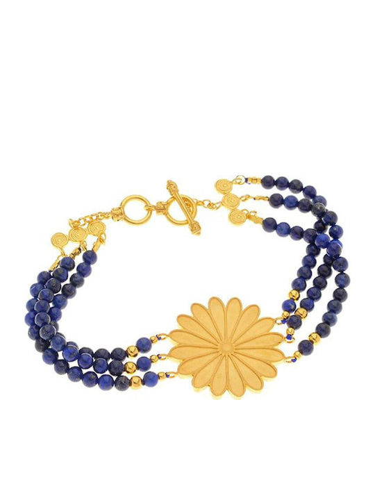 Arteon Women's Bracelet Chain made of Silver Gold Plated