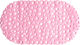 Covoraș de baie antiderapant Ionion Circles 69x39cm Roz