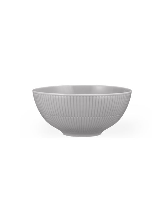 Seltmann Serving Bowl Round made of Porcelain Gray with Diameter 21.5cm