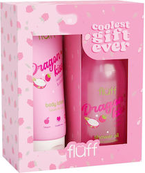 Fluff Coolest Gift Ever Dragon Kiss Hautpflegeset für Feuchtigkeitsspendend & Reinigung Körperreinigung