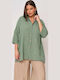 Women's Long Sleeve Shirt Haki