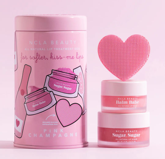 Ncla Beauty Pink Champange Hautpflegeset für Feuchtigkeitsspendend & Aufhellung 3Stück