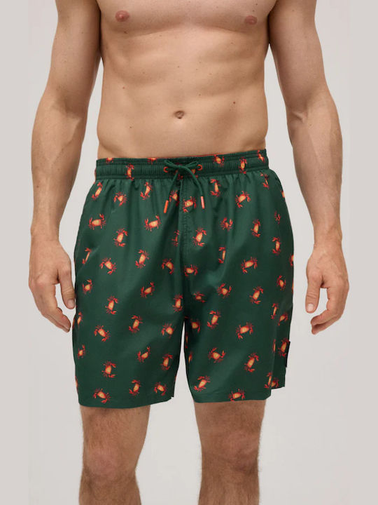 Men's Swimwear Shorts Dark Green