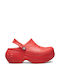Crocs Bella Γυναικεία Σαμπό Κόκκινα