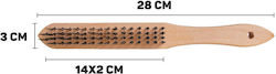 Wire Brush Rust Removal Wooden Handle 4 Rows Wire Bristles Geko G00734 Wire Brush Rust Removal Wooden Handle 4 Rows Wire Bristles Geko G00734