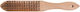 Wire Brush Rust Removal Wooden Handle 6 Rows Wire Bristles Geko G00736