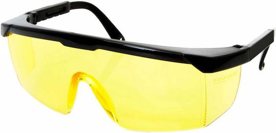Ochelari de protecție Cedrus Design ergonomic Lentile din policarbonat rezistente la impact Strat anti-zgârieturi Suprafață anti-aburire Galben Sg2612