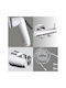 Bidet Set Dual Angle Valve Chrome 1/2" White Hand Shower Spiral 120cm Holder 0941652 Remer