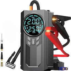 Macvi 4 In 1 Inflatable Pump Car Tires Portable Electric Compressor Jump Starter Emergency Battery Multifunctional