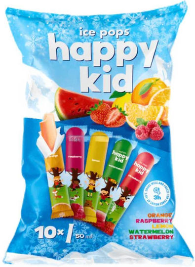 Happy Kid Eis am Stiel 10x50ml 5 Geschmacksrichtungen