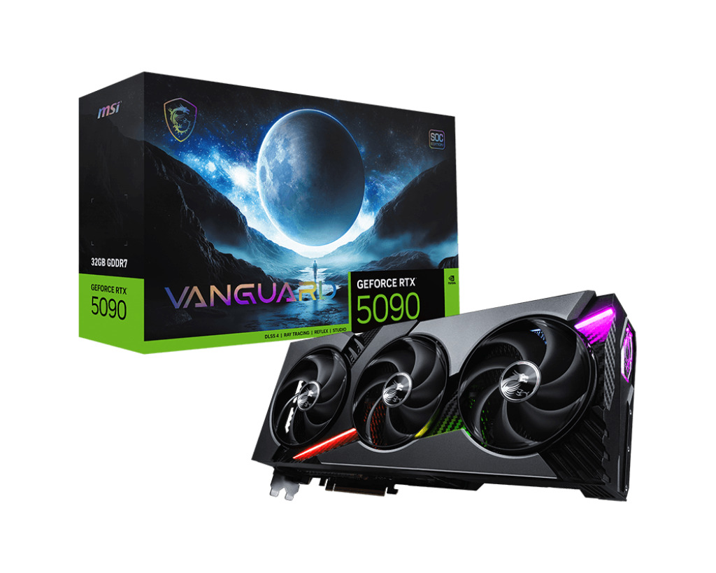 MSI GeForce RTX 5090 32GB GDDR7 Vanguard SOC Κάρτα Γραφικών