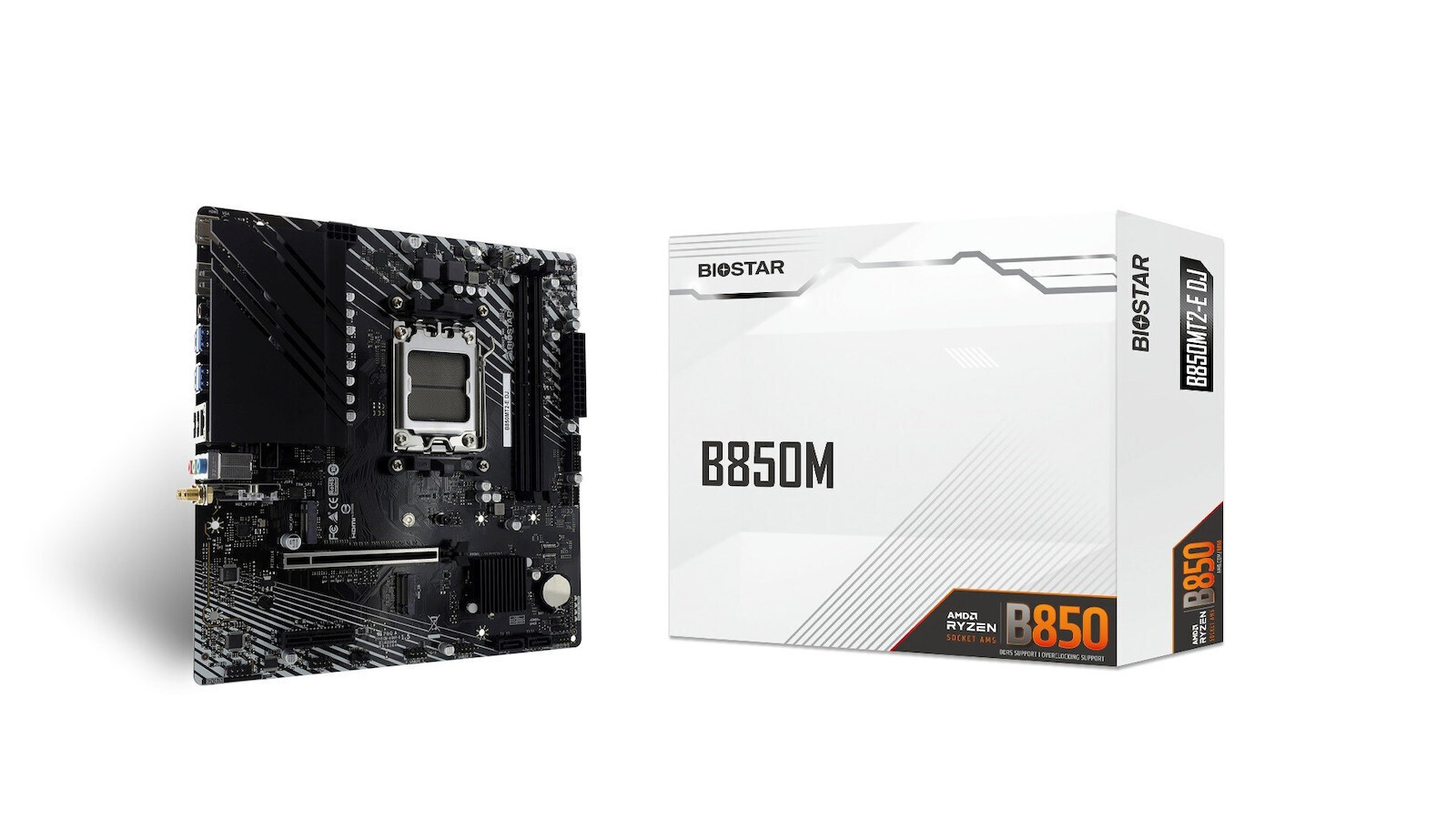 Biostar B850 Wi-Fi Motherboard Micro ATX με AMD AM5 Socket B850MT2-E DJ