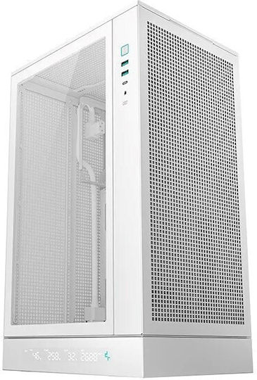 ★DeepCool PCケース CH270 ミニタワー デジタルパネル ホワイト Deepcool CH270 DIGITAL MicroATX Mini Tower Case (R-CH270