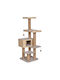 Europet Bernina Kratzbaum Katzenbäume Braun 48x48x140cm