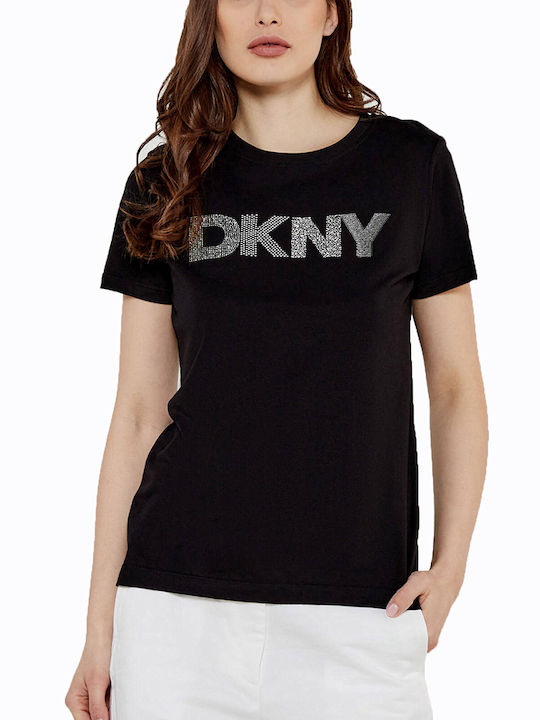 DKNY Women's Blouse Short Sleeve Bsv