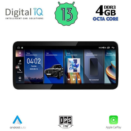 Lenovo Автомобилна Аудио Система (Блутут/USB/AUX/WiFi/GPS/Apple-Carplay/Android-Auto) с Тъчскрийн 10.33"