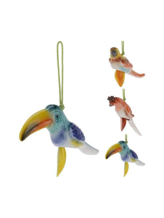 Πουλι Windchime Πορσελανινο 5x9x16cm 3 Σχεδια