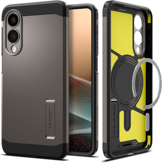 Spigen Tough Armor Magsafe Back Cover Σιλικόνης / Πλαστικό 2mm Γκρι (Galaxy S25 Edge)