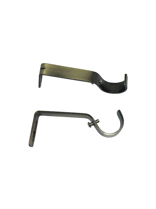 Open Type Double Brackets Set of 2 Grace Bronze 550286 Φ28