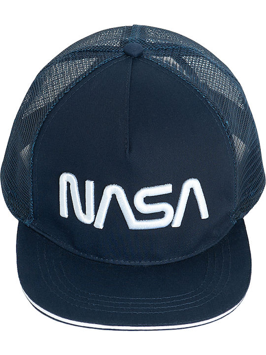 Cool Club Kids' Hat Jockey Fabric Nasa Blue