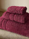 Set Prosoape de Baie 3 buc Bordeaux Greutate 600gr/m²