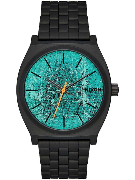 Nixon Time Teller Uhr Batterie mit Metallarmband