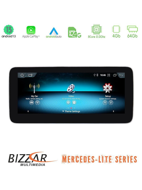 Bizzar Car Audio System for Mercedes-Benz B Class 2015-2018 (Bluetooth/USB/AUX/WiFi/GPS/Apple-Carplay/Android-Auto/CD) with Touch Screen 2"