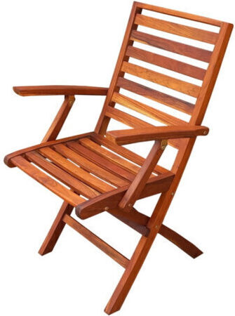Καρέκλα Euro Καφέ 62x46x93εκ.